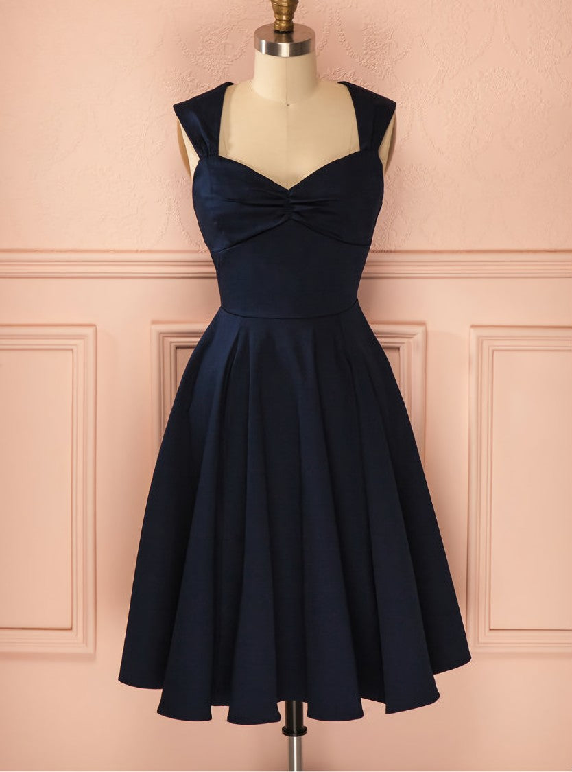 Cheap Short Blue Chiffon homecoming dresses