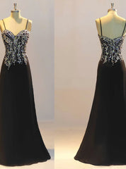 New Prom Dresses Black Prom Dresses Sheath Prom Dresses Crystal Evening Dresses