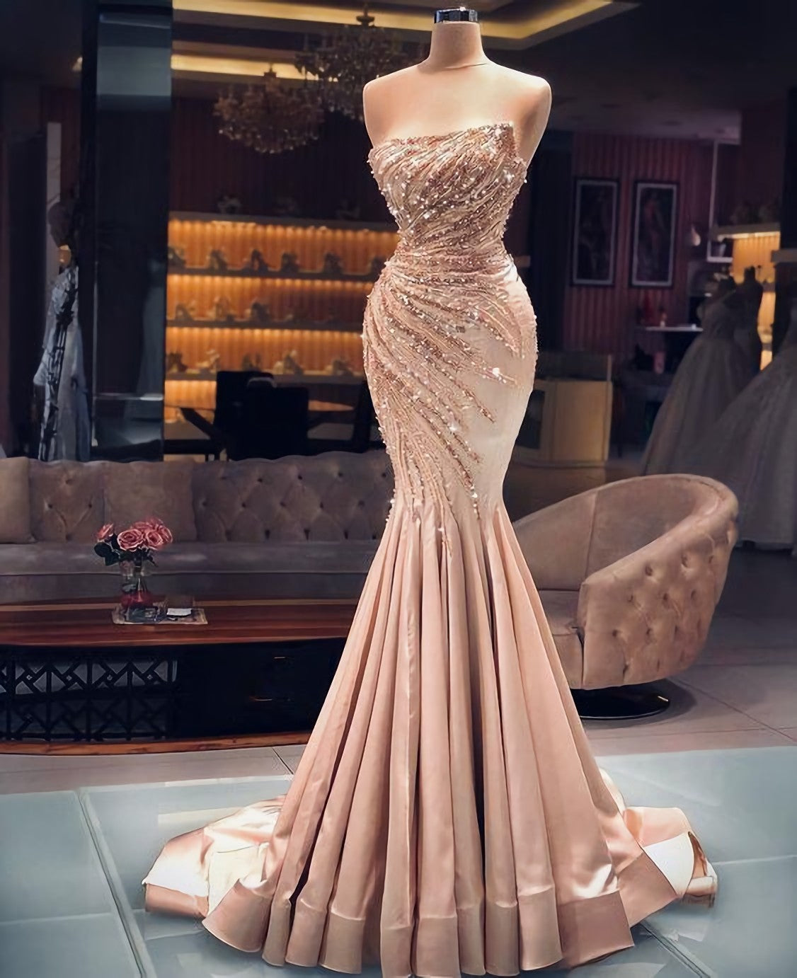 Long Prom Dresses, Cute Girl Simple Elegant Wedding Dresses